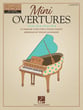 Mini Overtures piano sheet music cover